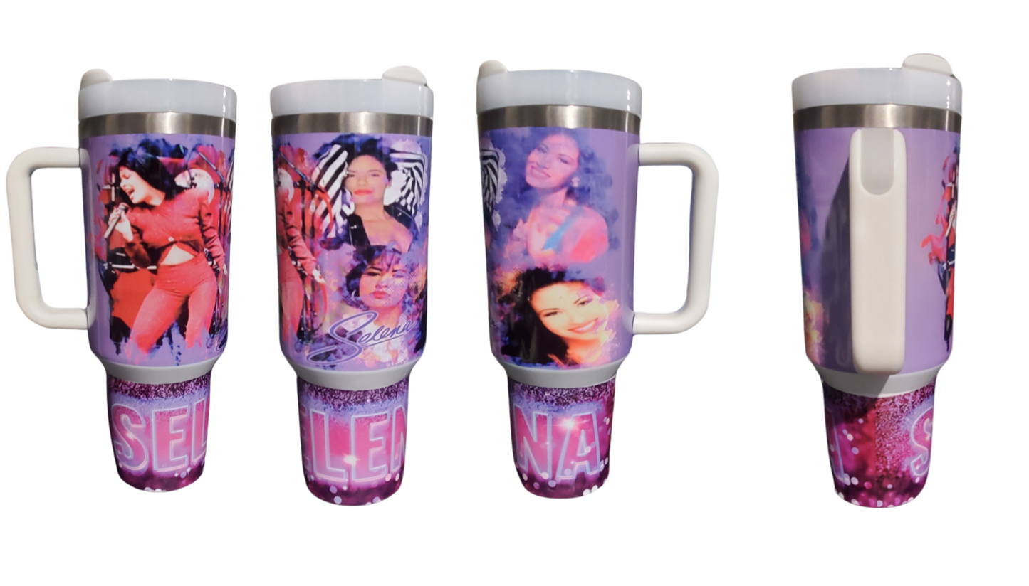 Selena Lavender 40oz Tumbler
