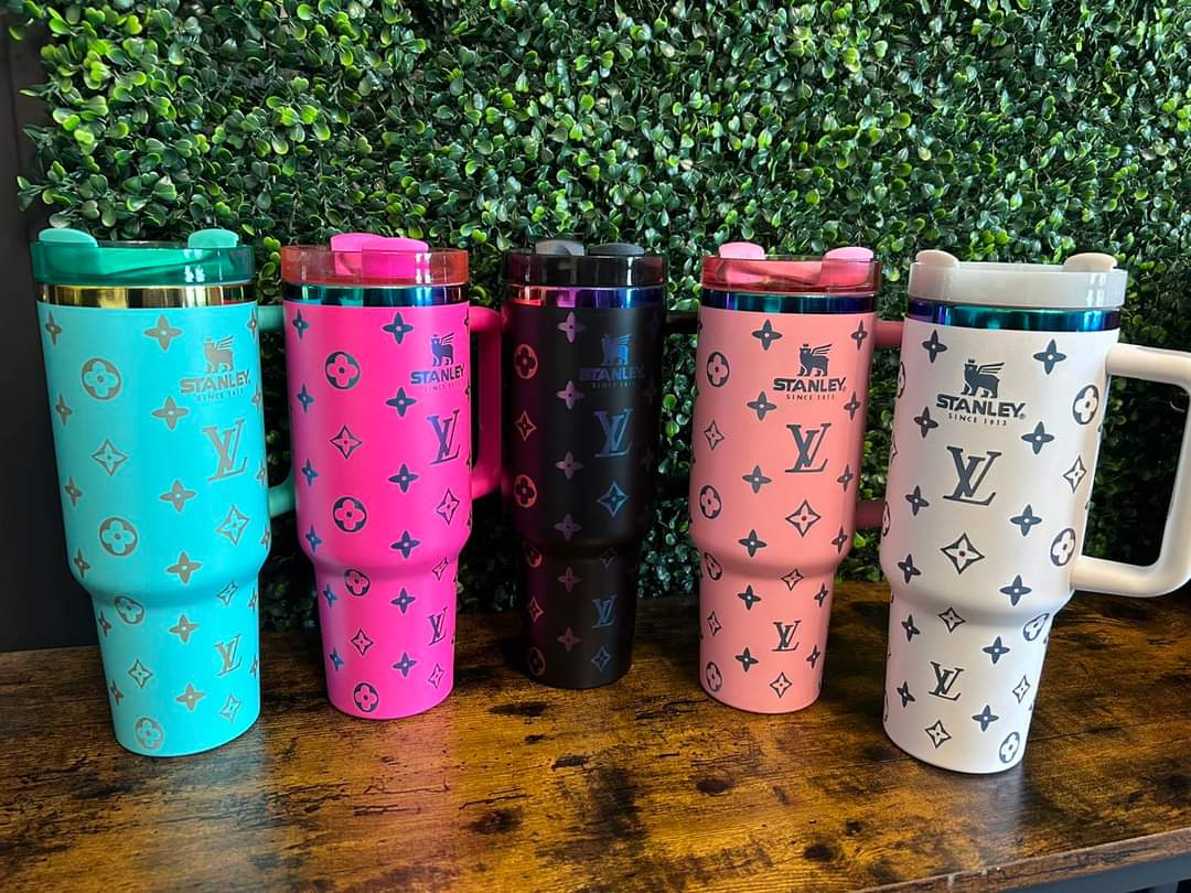 Lv 40oz Tumbler Dupe Bulk