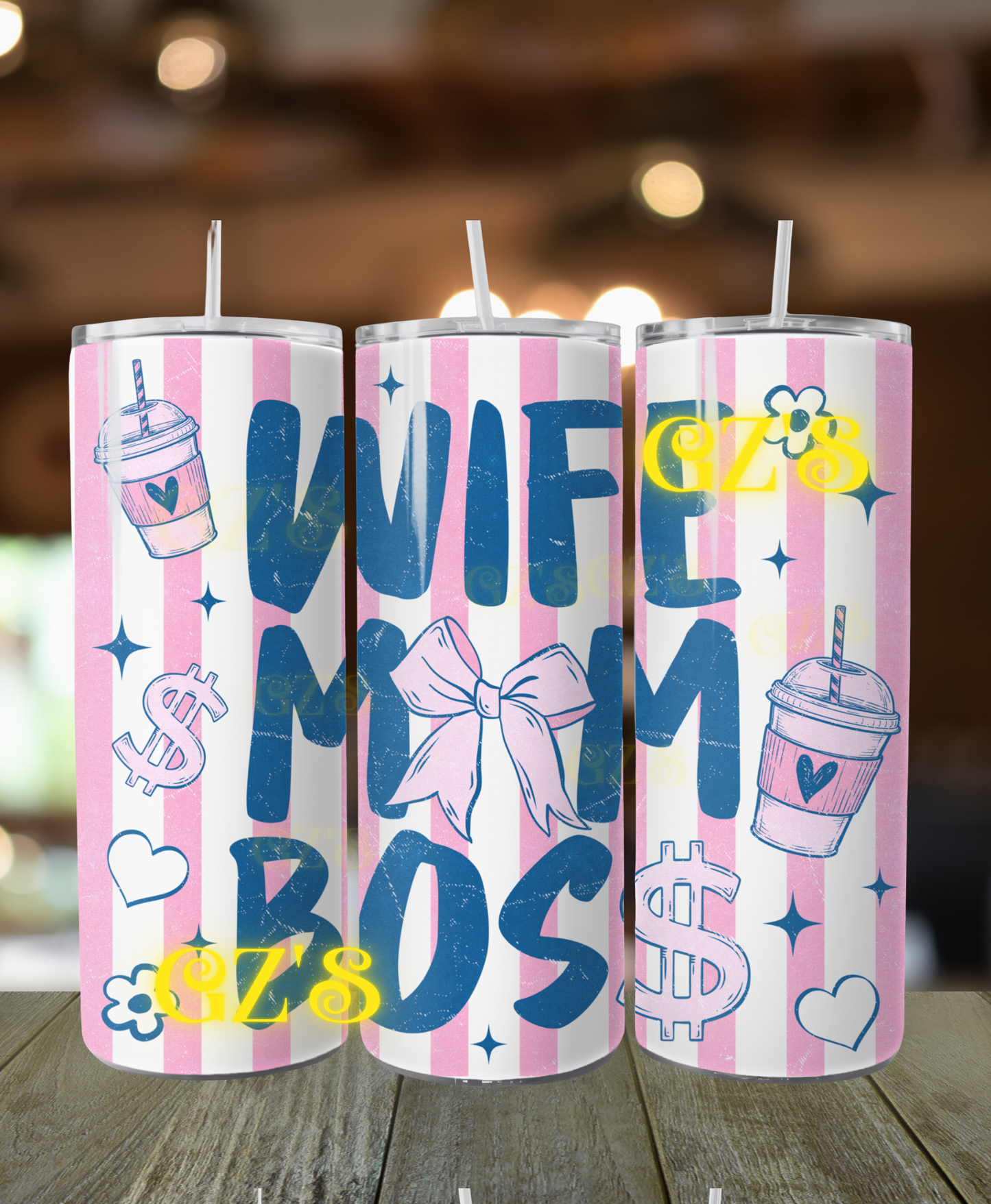 20oz wife Mom boss wrap digital download