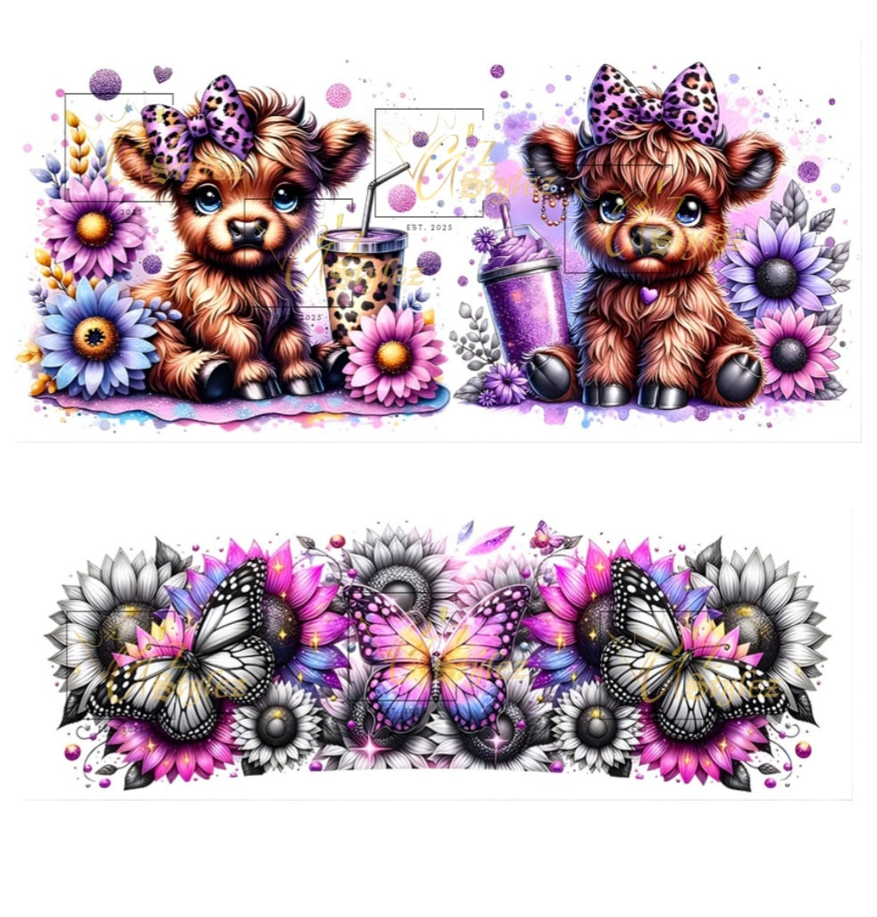 40oz Heifers and Butterflies digital download