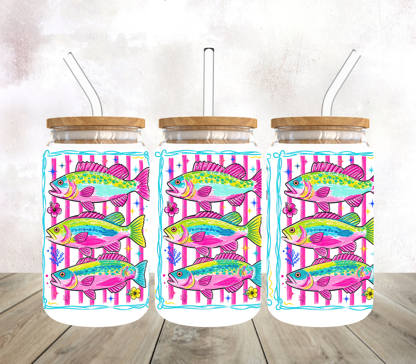 16oz fish wrap digital download