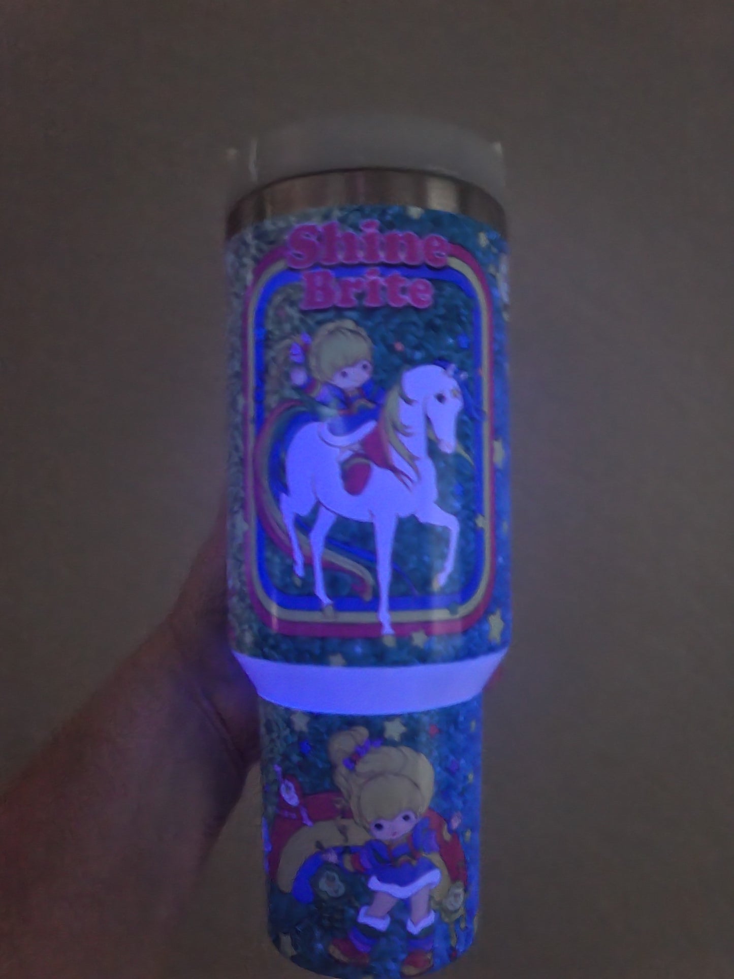 40oz Rainbow Brite inspired dupe