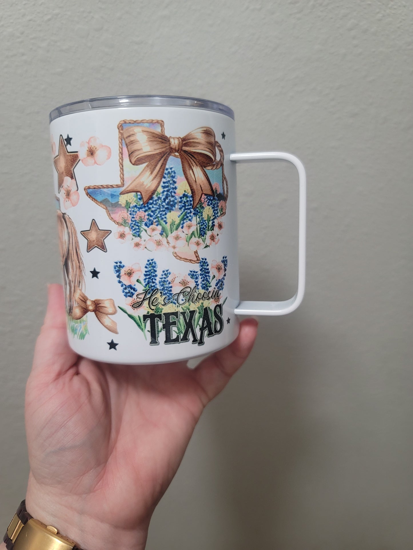 15oz Choosing Texas coffee mug