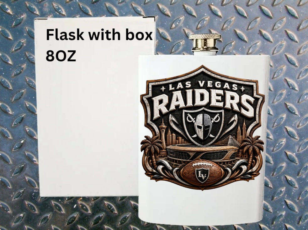 8oz Pro football flask