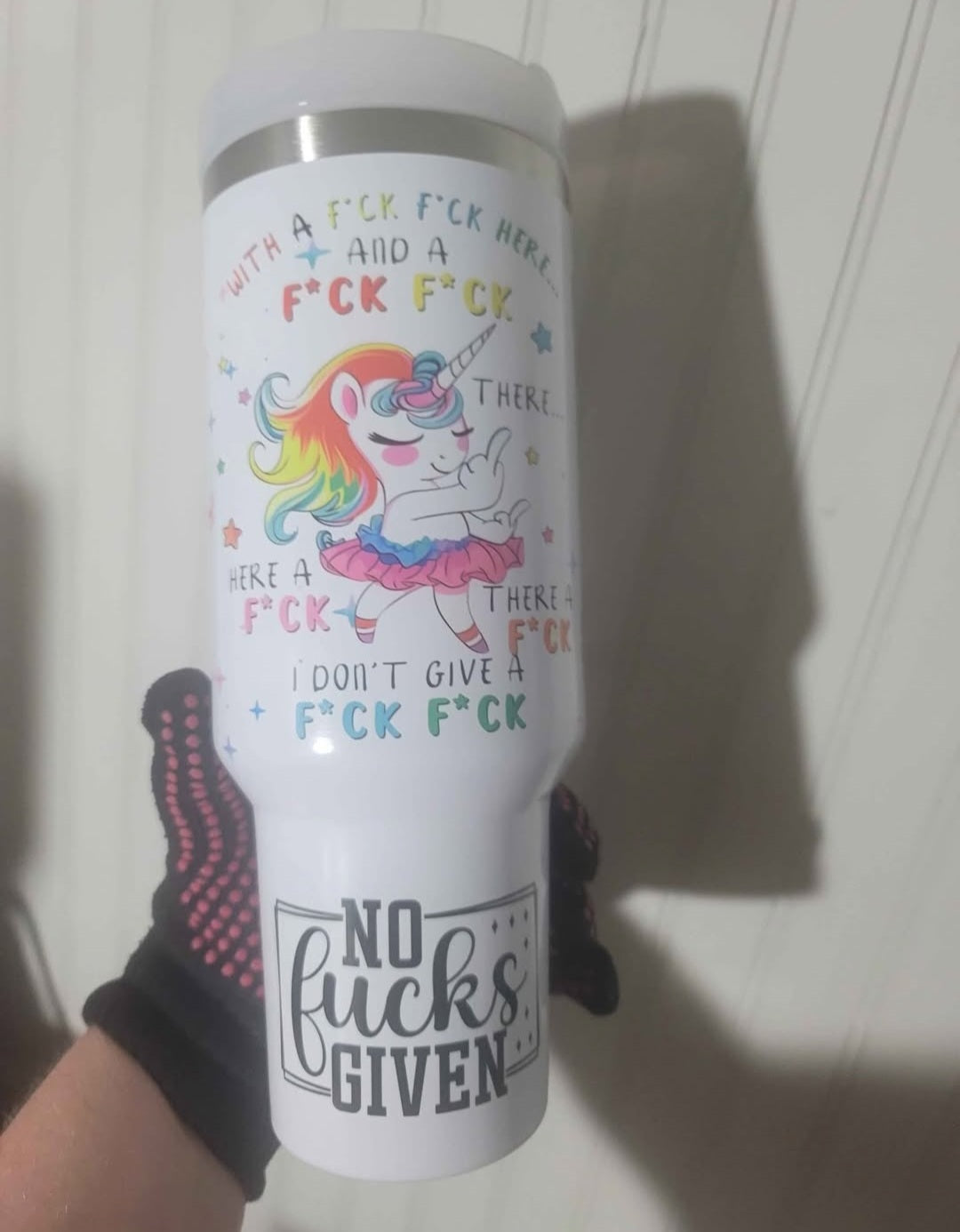 40oz F's Unicorn inspired Tumbler