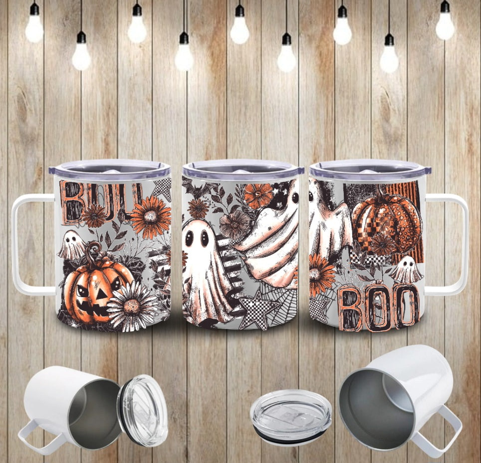 15oz Halloween ghosts coffee mug