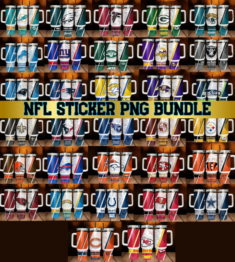 Football sticker bundle Png digital download