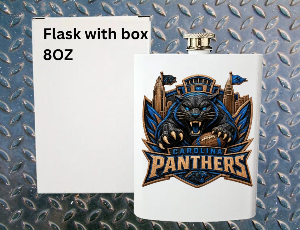 8oz Pro football flask