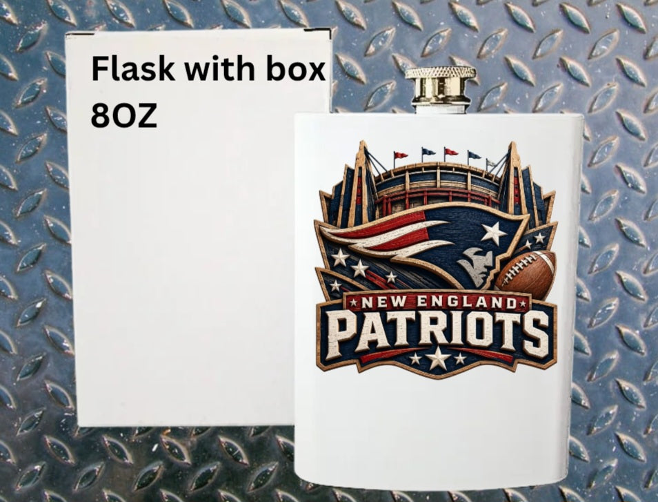 8oz Pro football flask