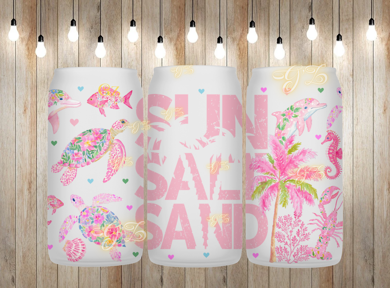 16oz libby pink sun in sand digital download