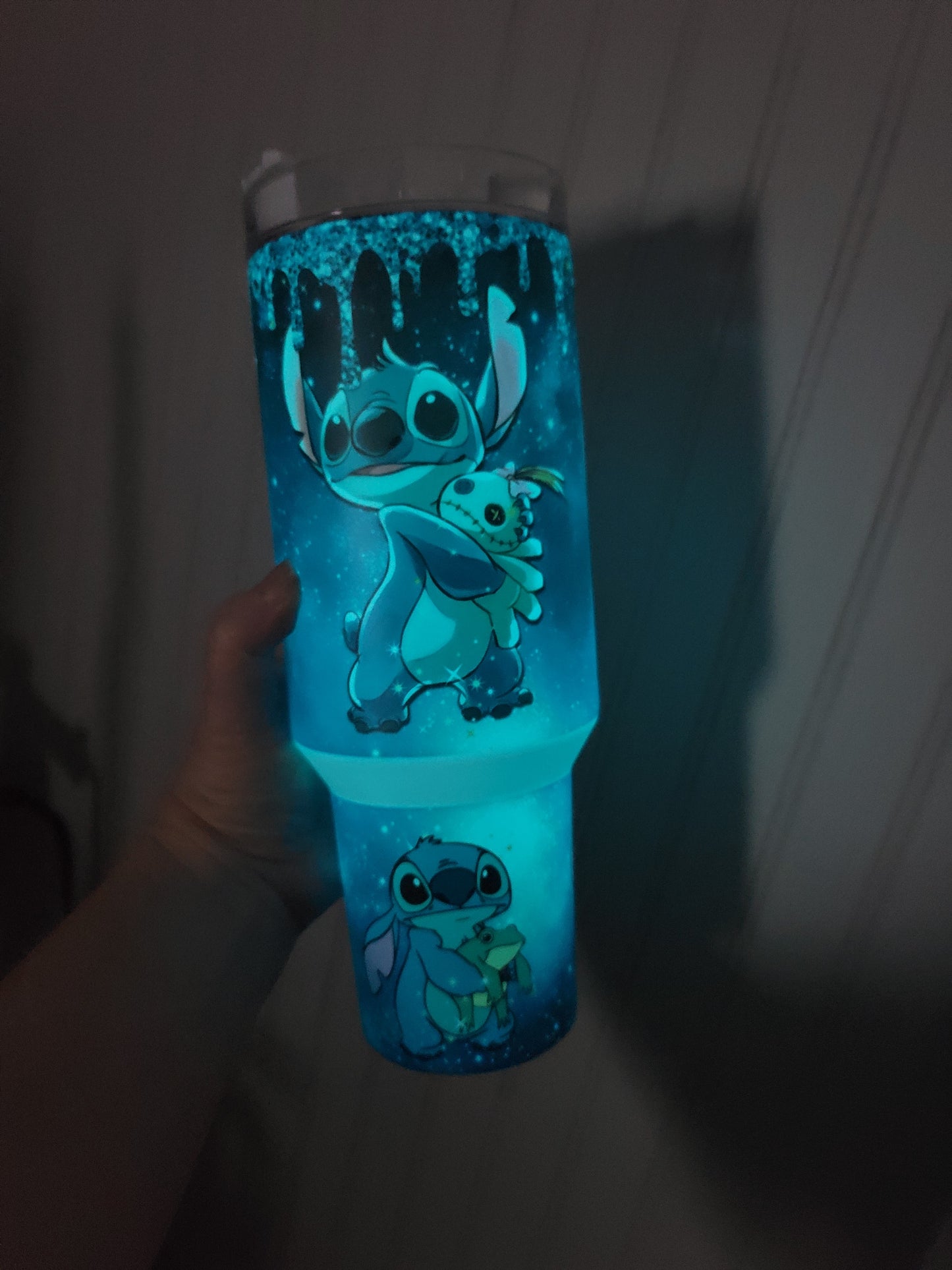 40oz Blue Cosmic Stitch inspired