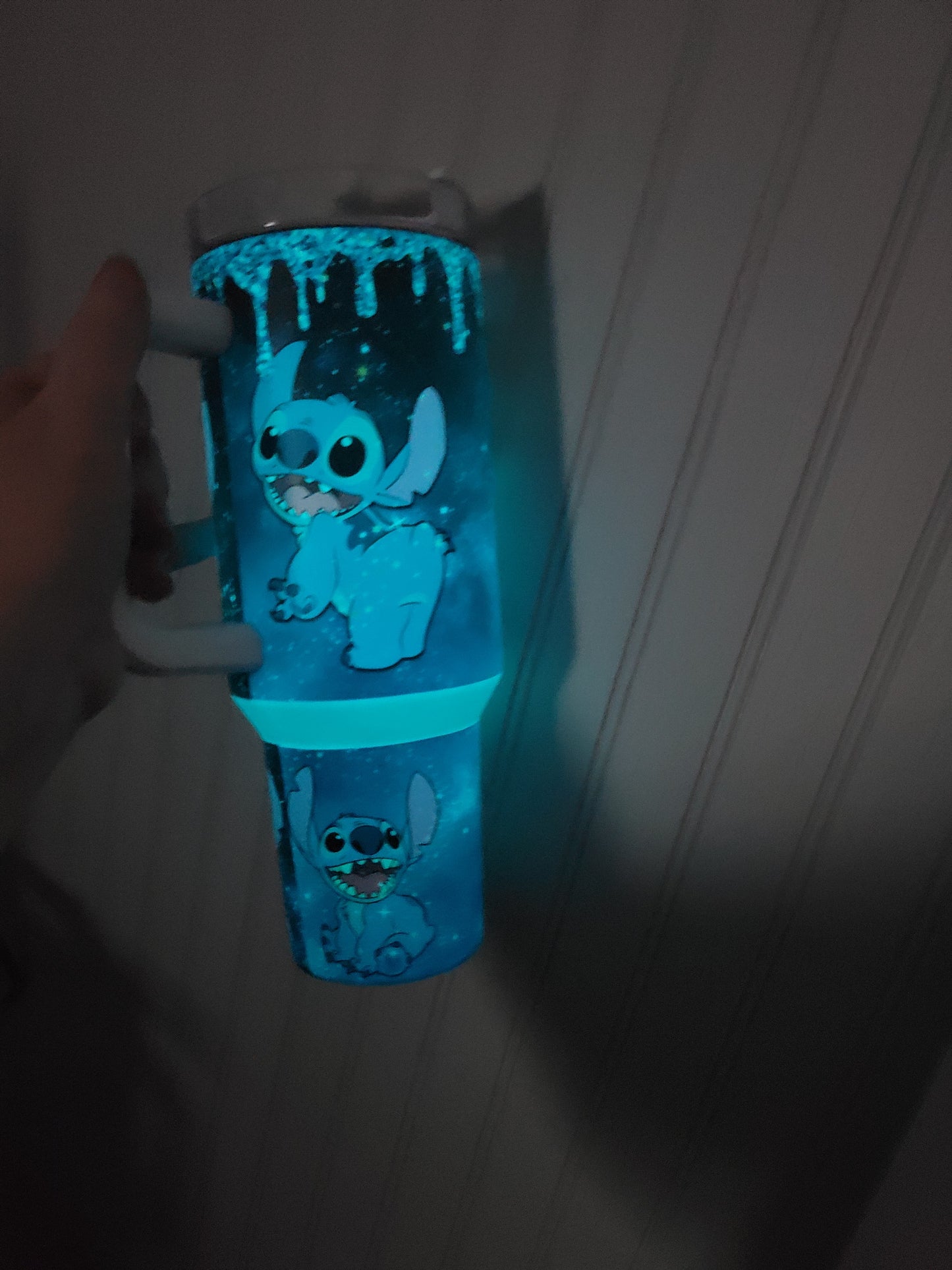 40oz Blue Cosmic Stitch inspired