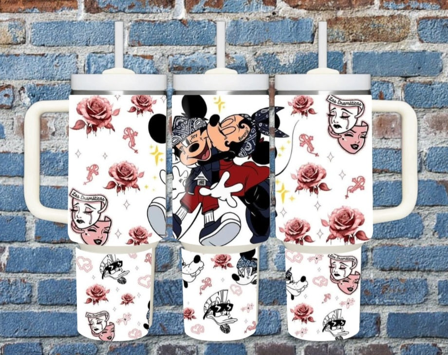 40oz Smile Now Cry Layer Mickey