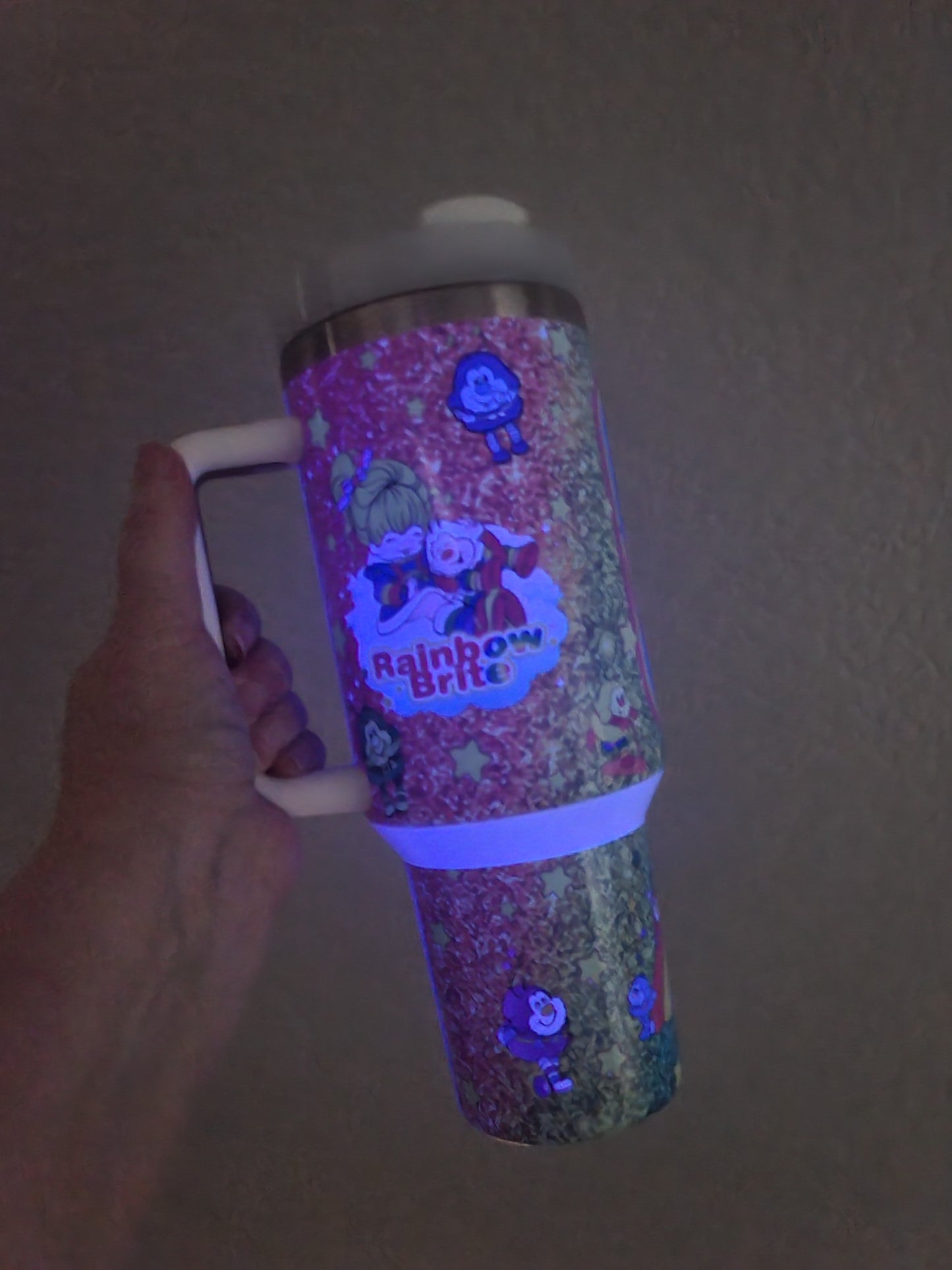 40oz Rainbow Brite inspired dupe