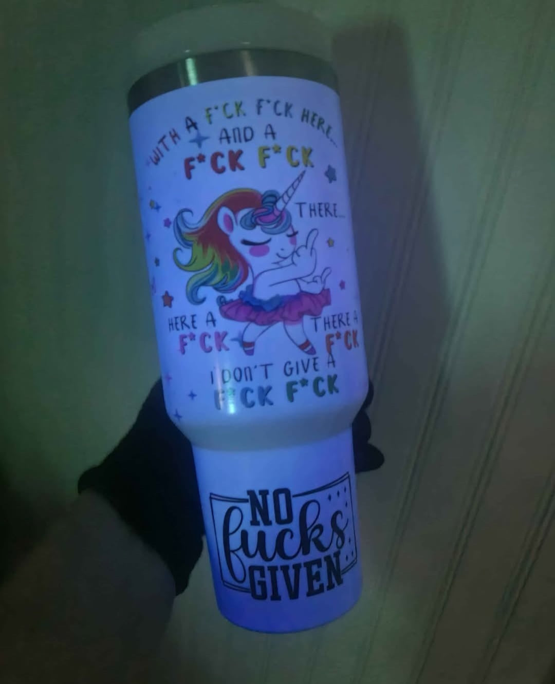 40oz F's Unicorn inspired Tumbler