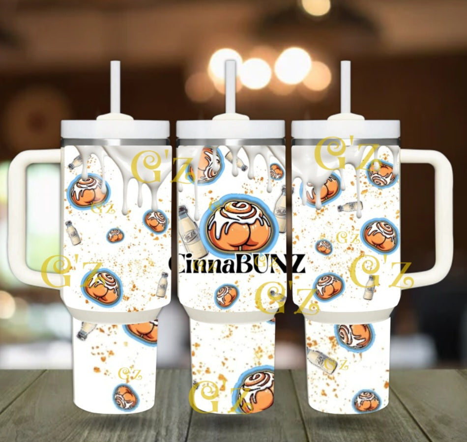 40oz cinnabunz inspired Tumbler
