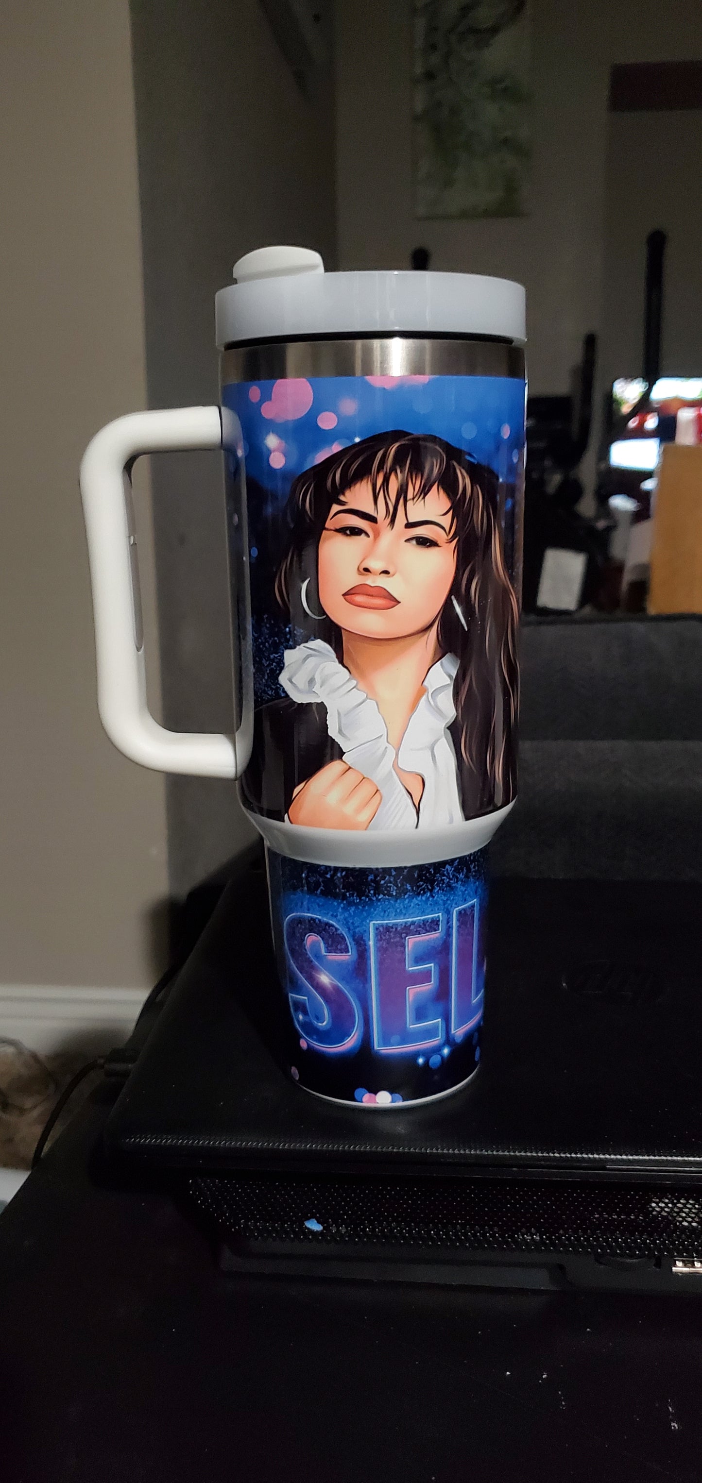 Selena 40oz tumbler dupe