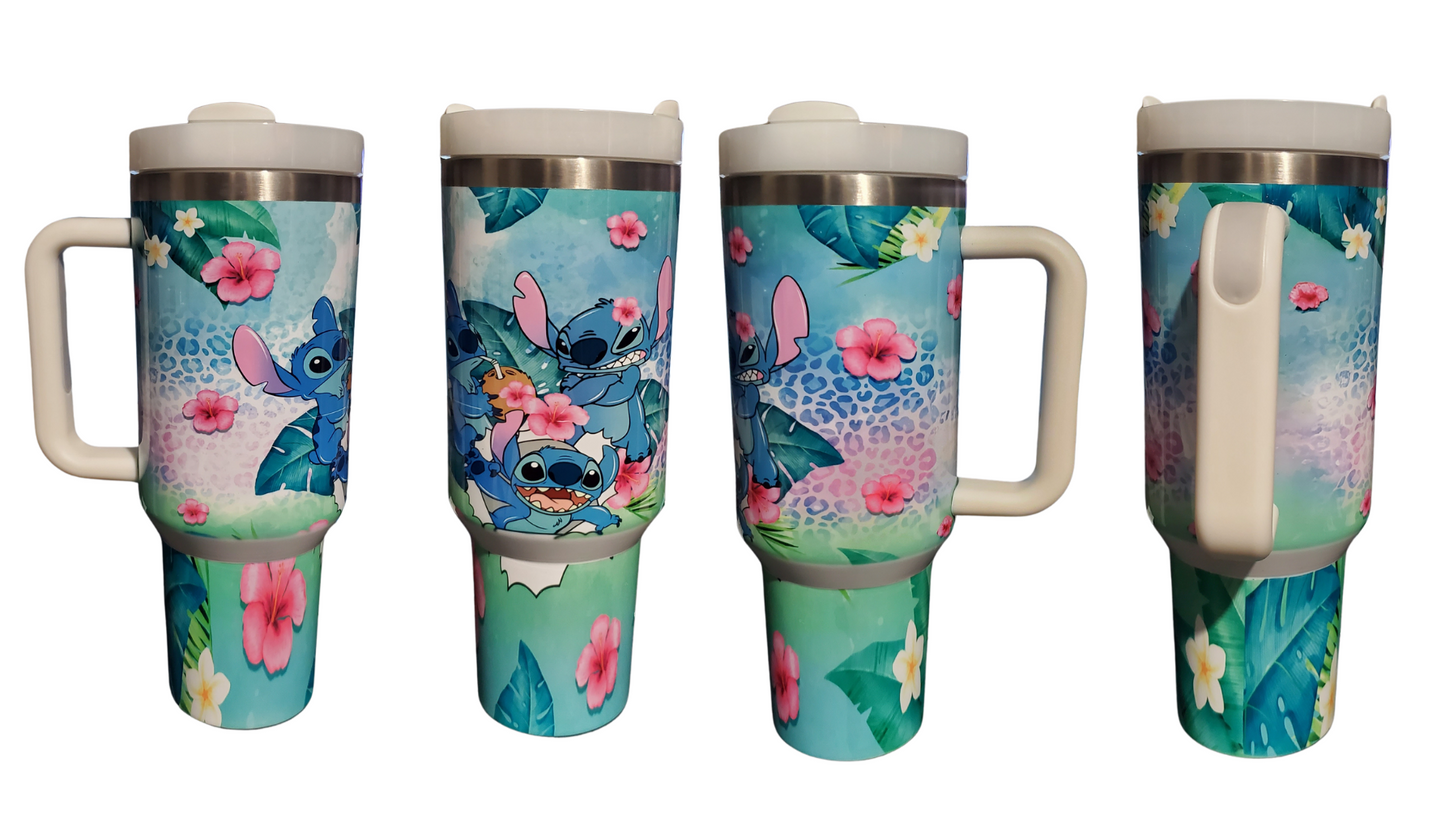 Your Choice of, Stitch or Angel 40oz Tumbler Dupes