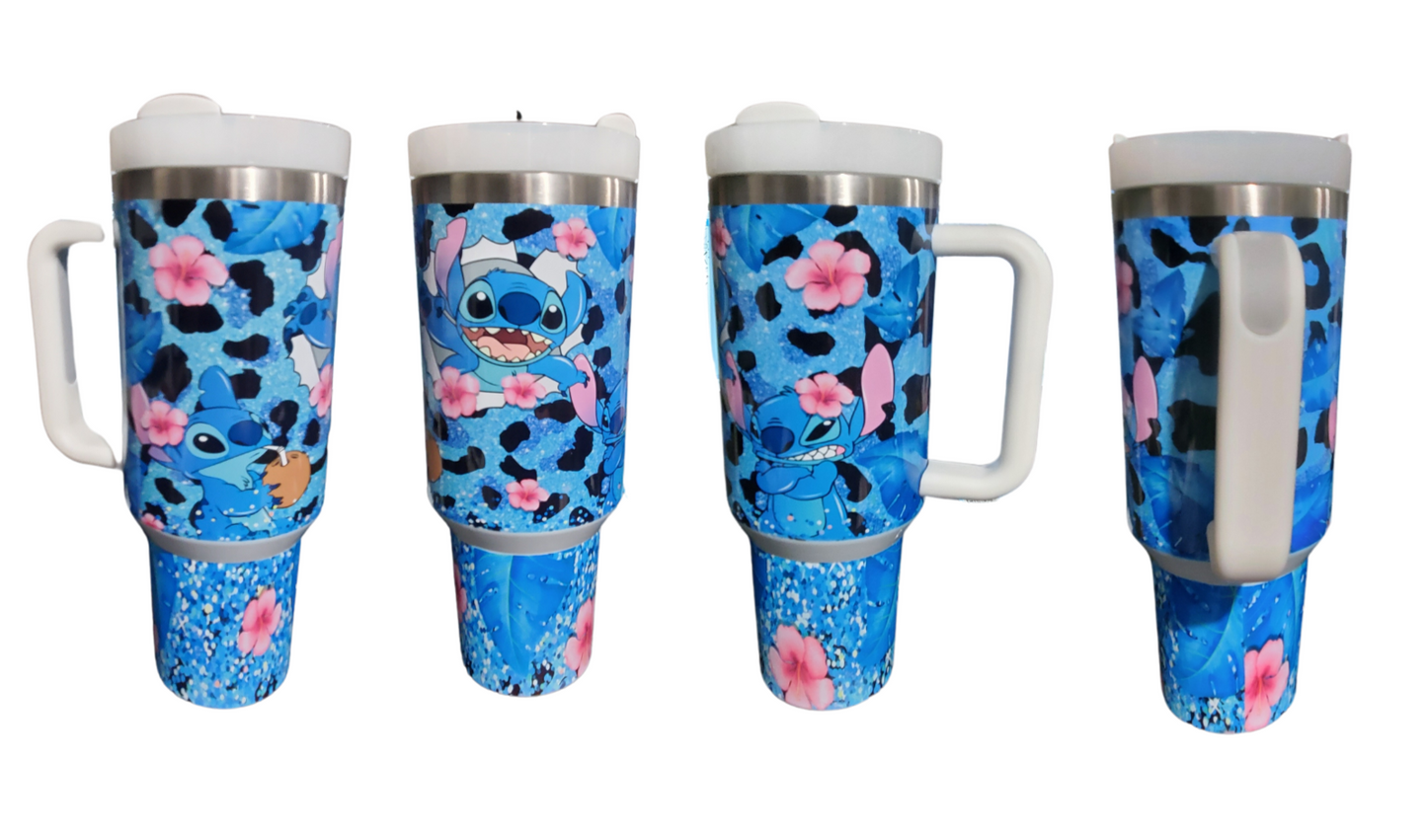 Your Choice of, Stitch or Angel 40oz Tumbler Dupes