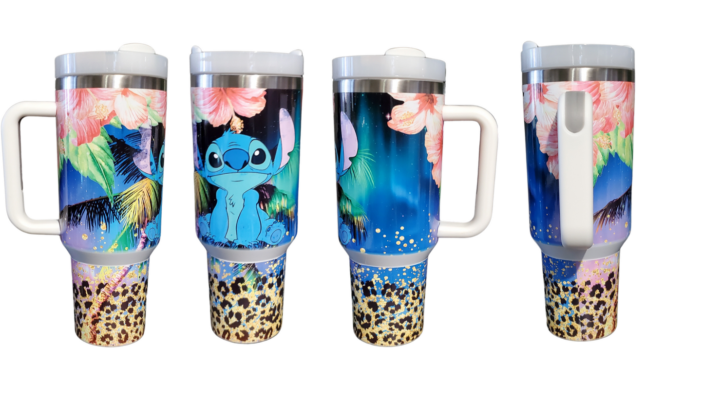 Your Choice of, Stitch or Angel 40oz Tumbler Dupes