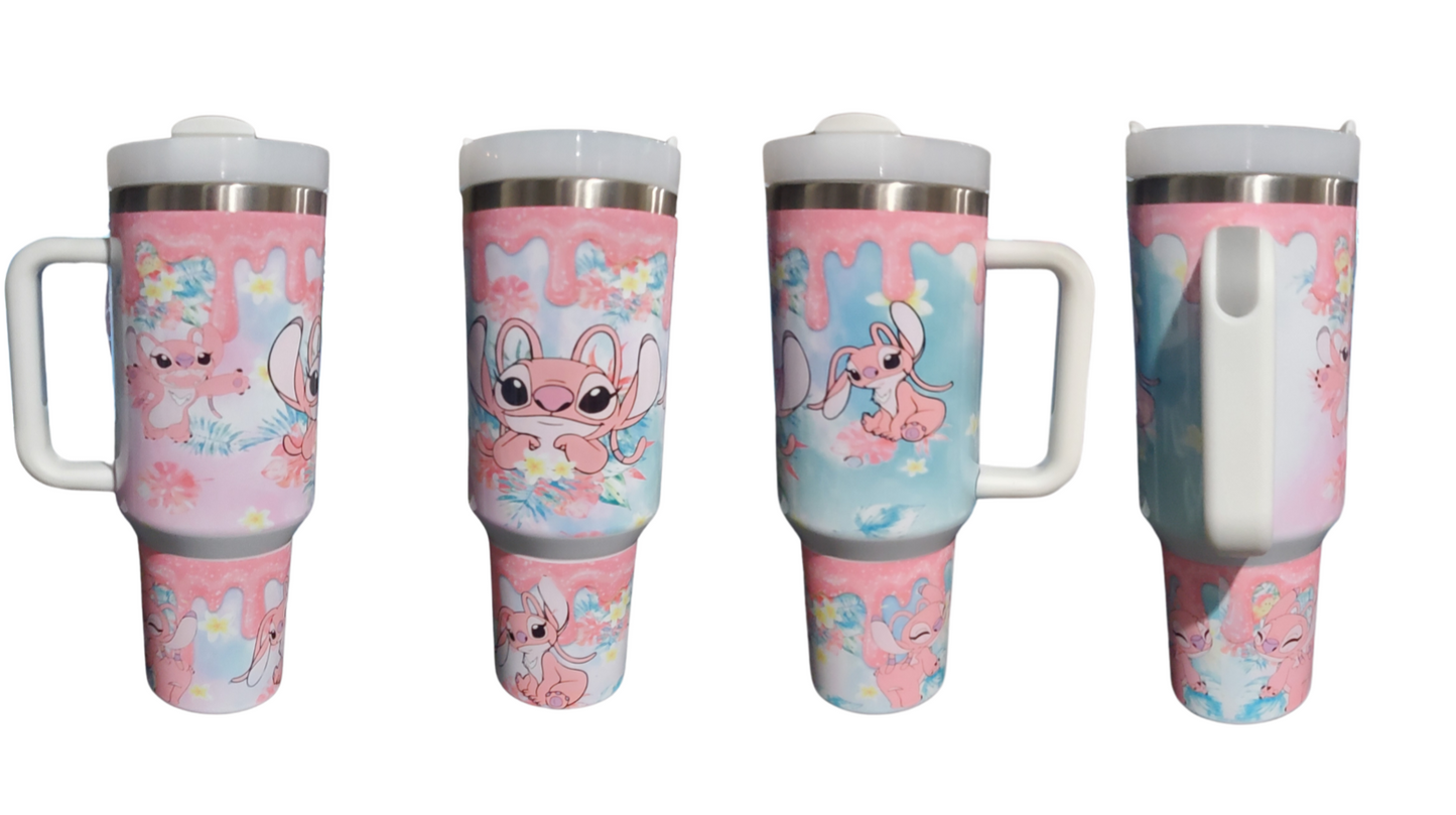 Your Choice of, Stitch or Angel 40oz Tumbler Dupes