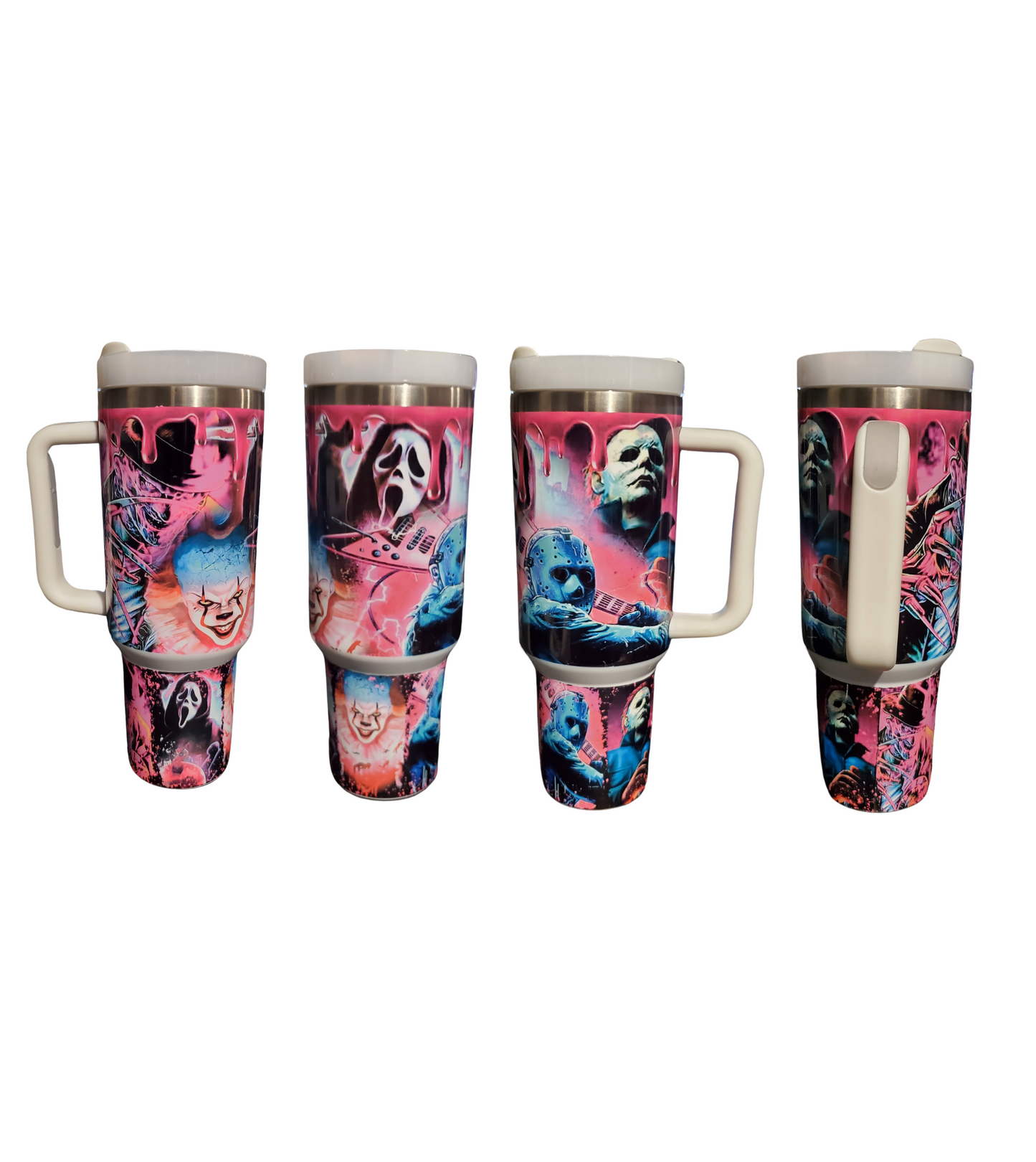 Pink Drip Horror H2.0 Tumbler Dupe