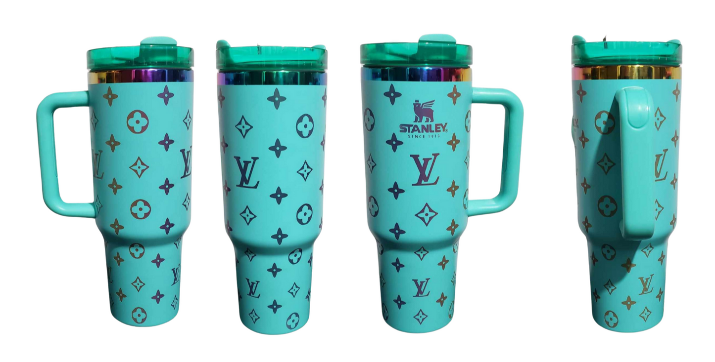 LV 40oz tumbler dupe