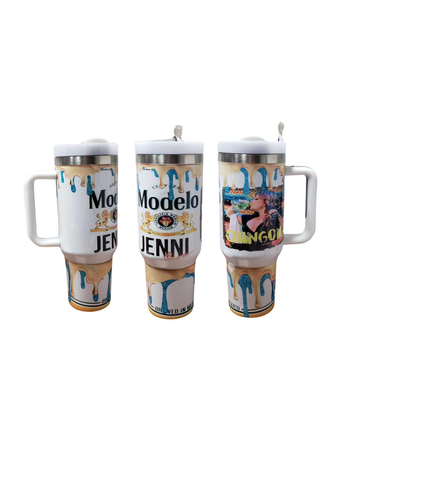 40oz Jenni Chingona Modelo Tumbler Dupe