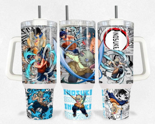 40oz Inosuke inspired tumbler dupe