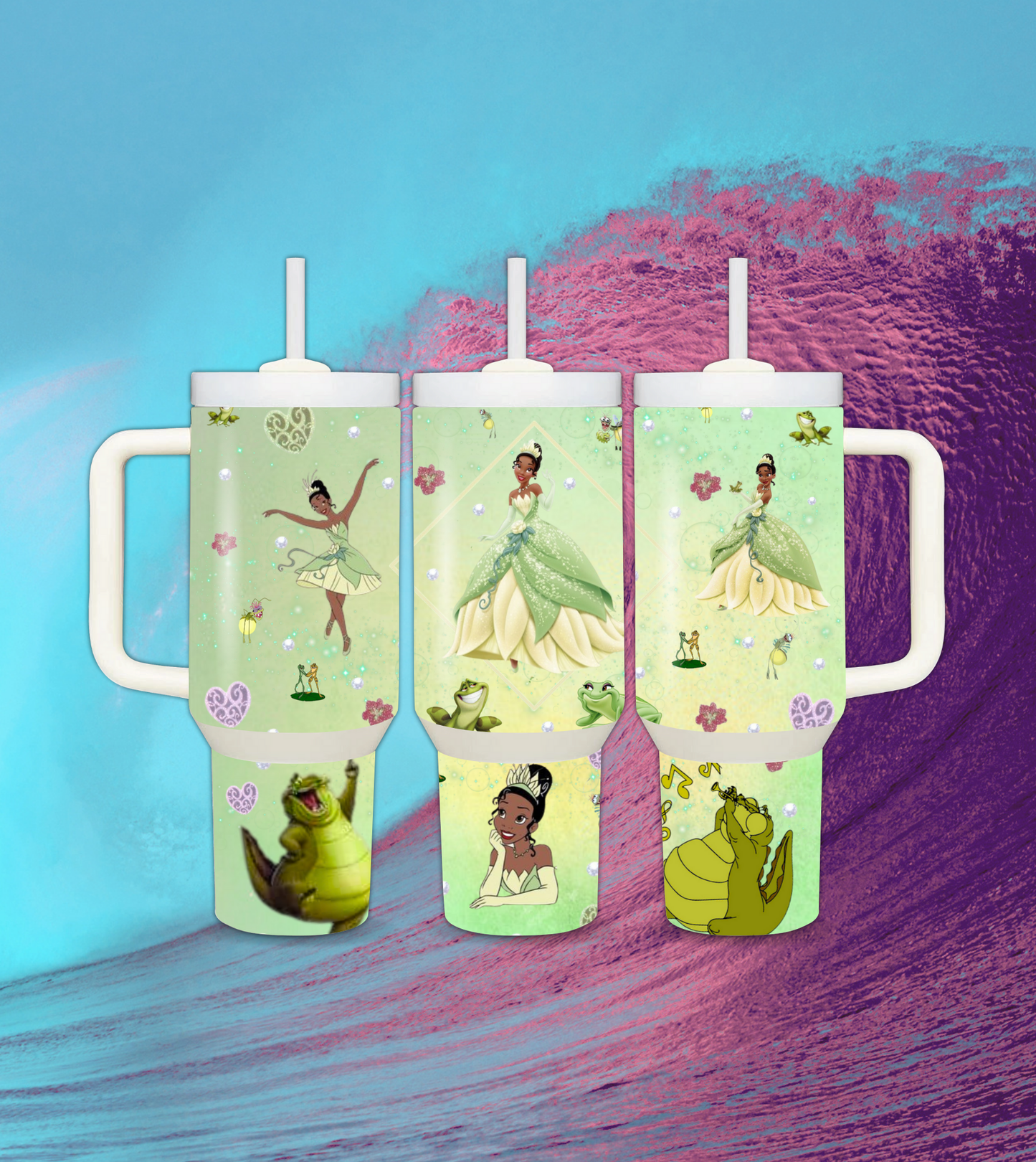 40oz Tiana Tumbler Dupe