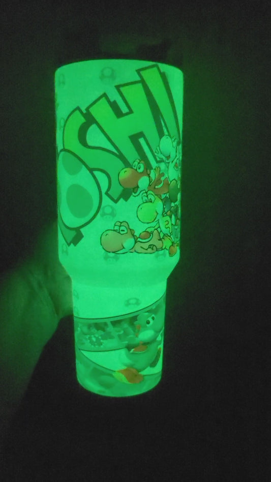 40oz Yoshi inspired tumbler