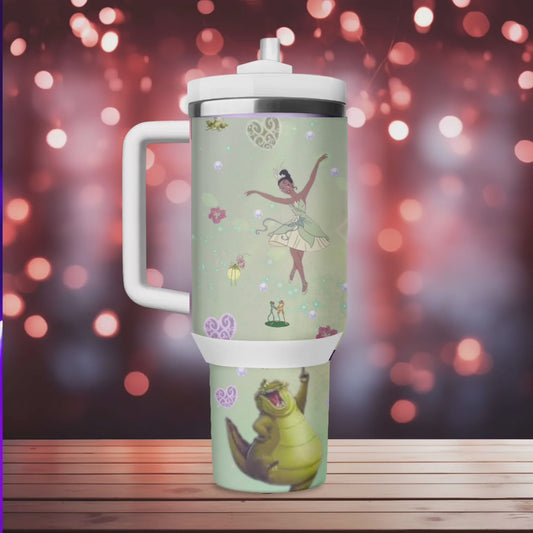 40oz Tiana Tumbler Dupe