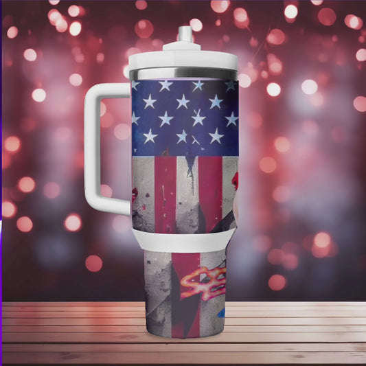 40oz Sexy Red for President Tumbler Dupe