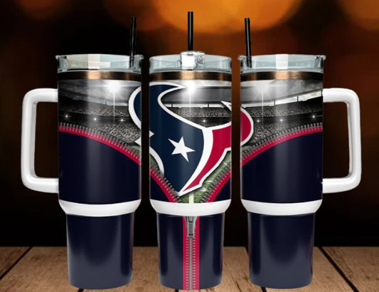 40oz  Texans inspired Tumbler