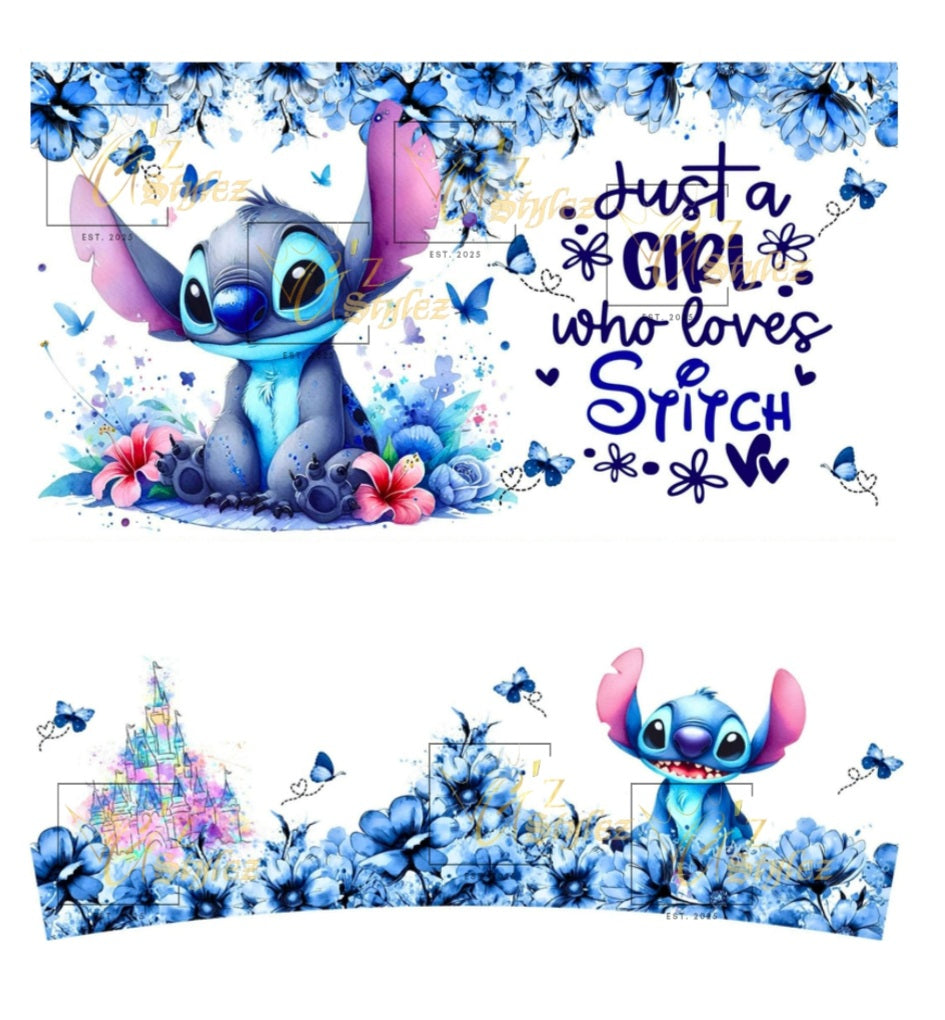 40oz  Just a girl who loves a blue Alien digital download
