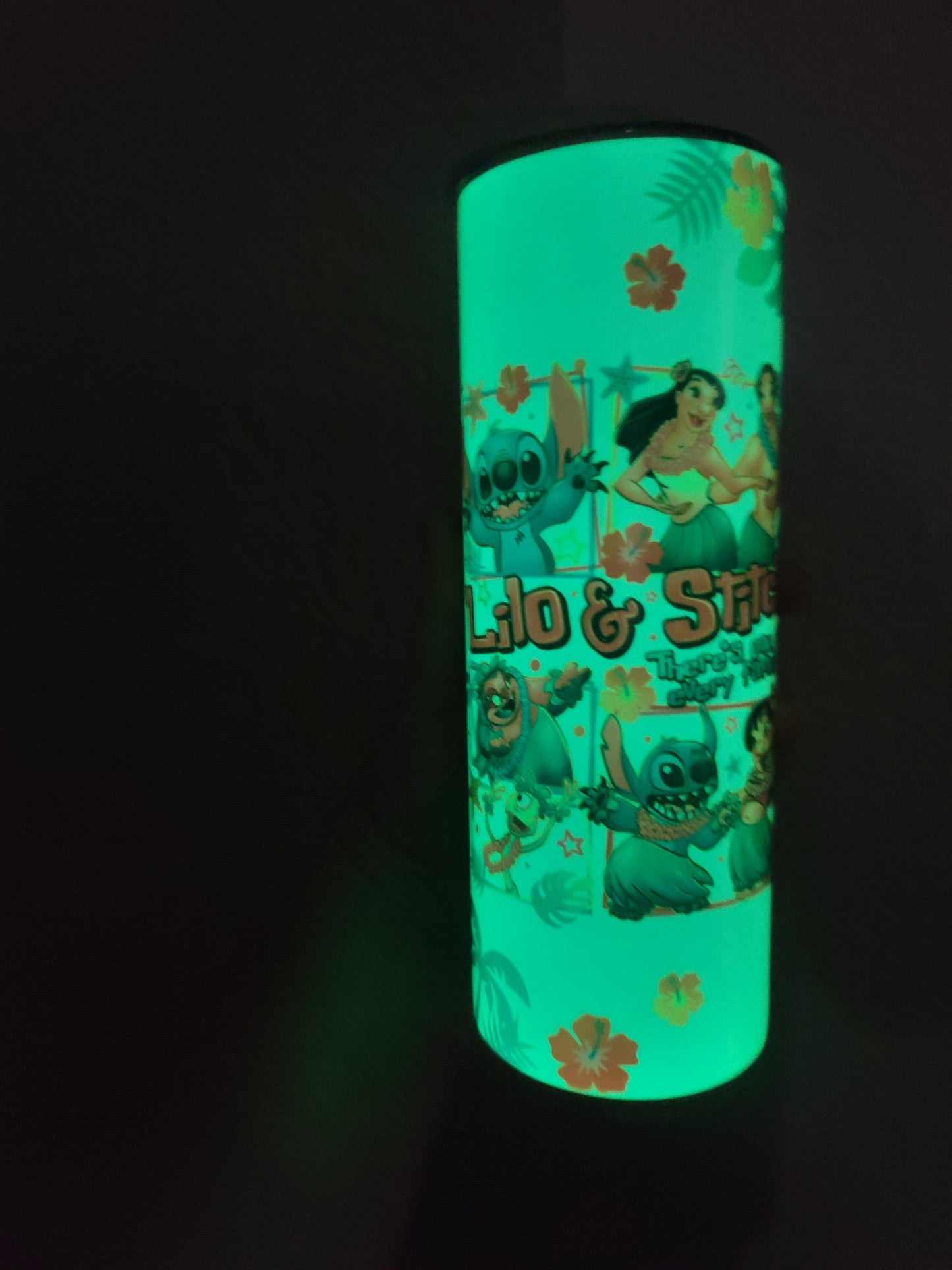 20oz  blue Alien summer tumbler