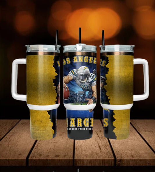 40oz  Chargers inspired Tumbler