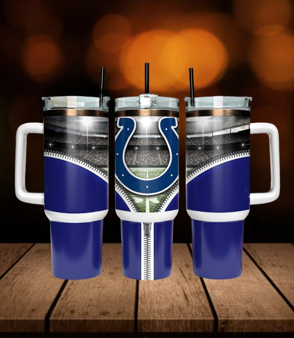40oz  Colts inspired Tumbler