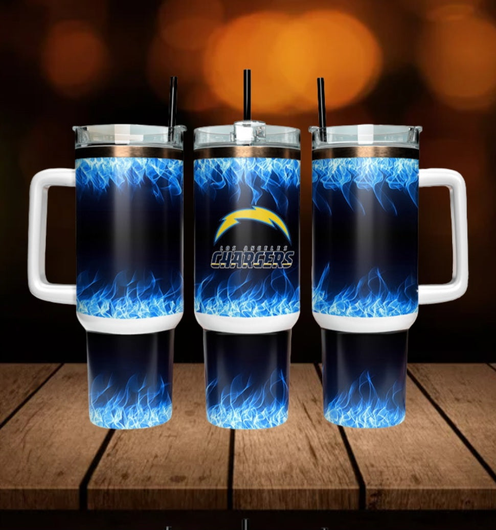 40oz  Chargers inspired Tumbler