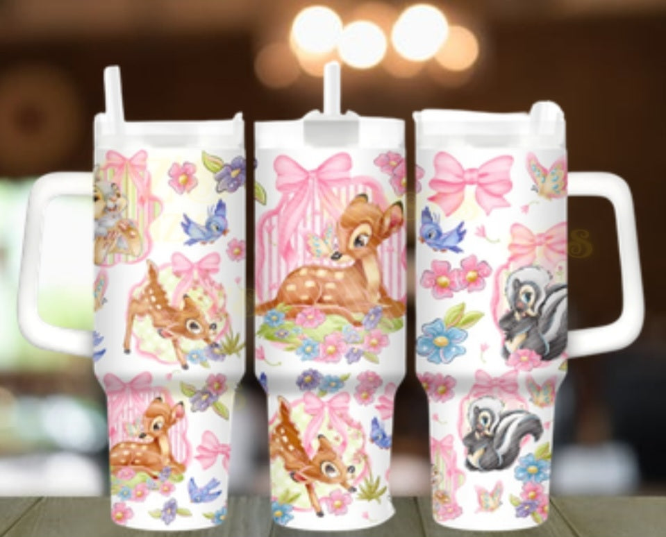 40oz vintage cartoons tumbler