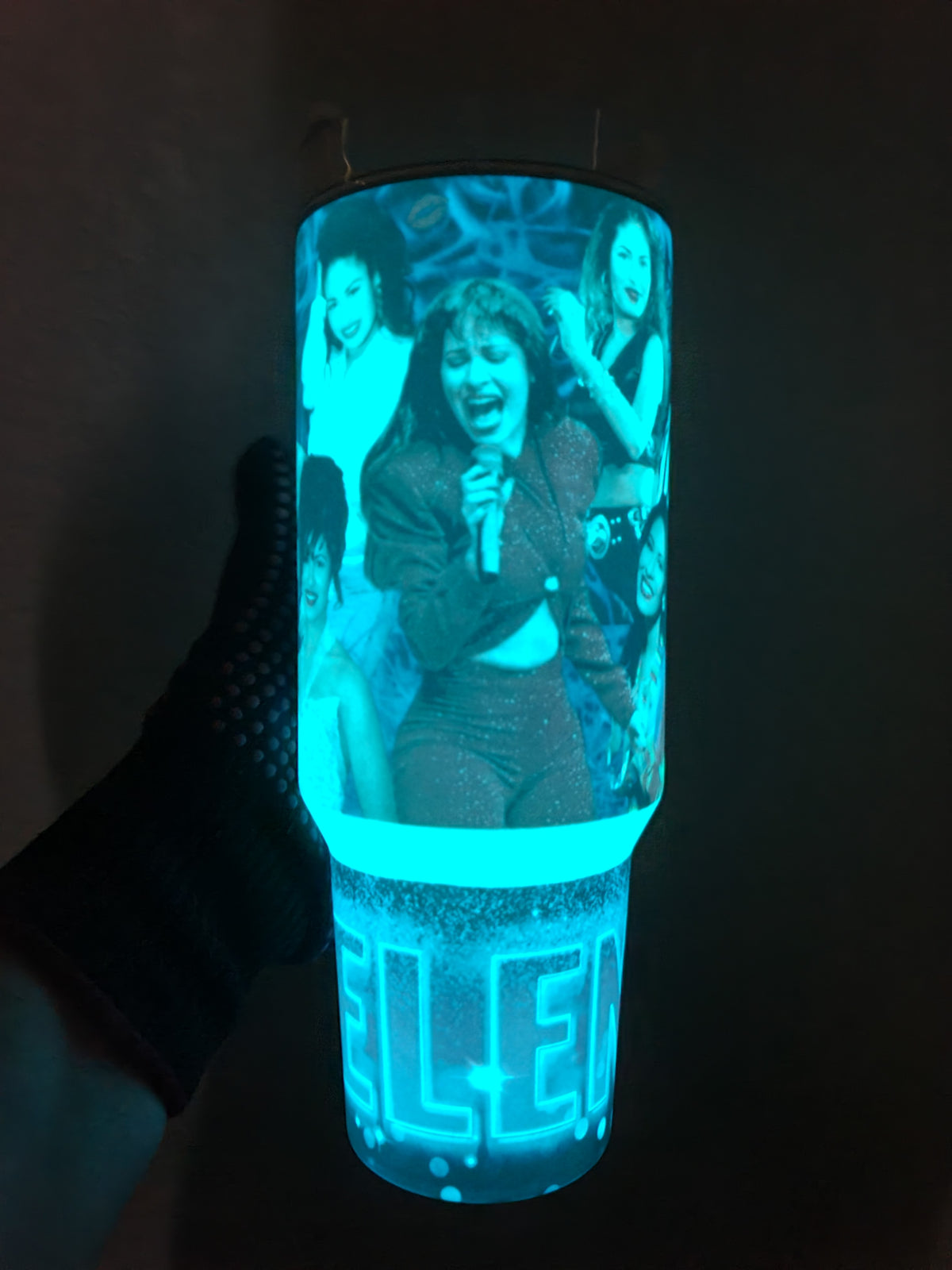Selena purple roses 40oz Tumbler