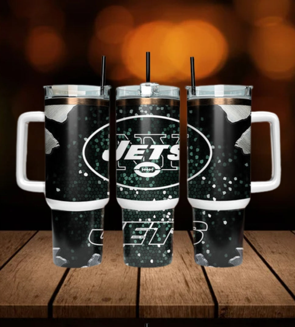 40oz  Jets inspired Tumbler