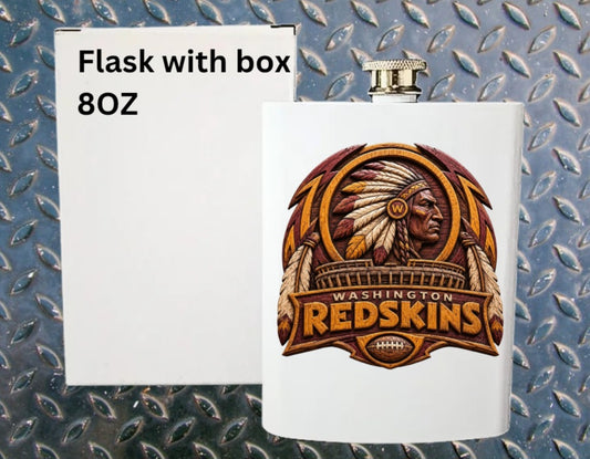 8oz Pro football flask