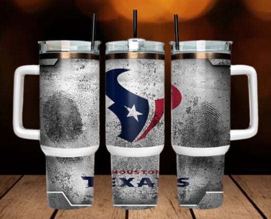 40oz  Texans inspired Tumbler