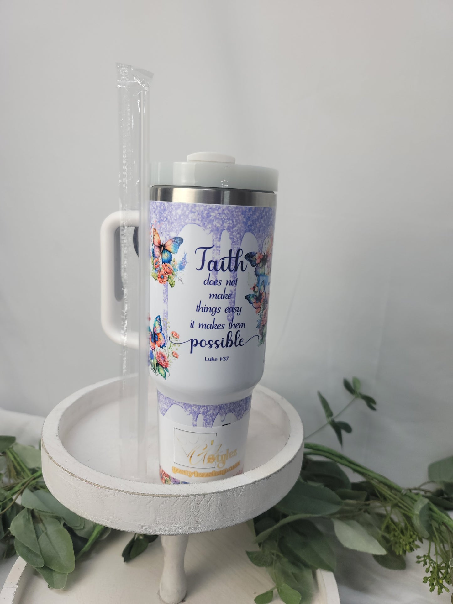 Faith 40oz H2.0 Tumbler Dupe