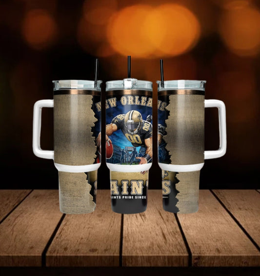 40oz  Saints inspired Tumbler