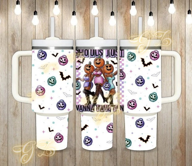 40oz spooky ghouls