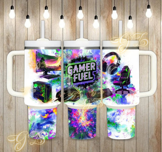 40oz Gamer wrap digital download