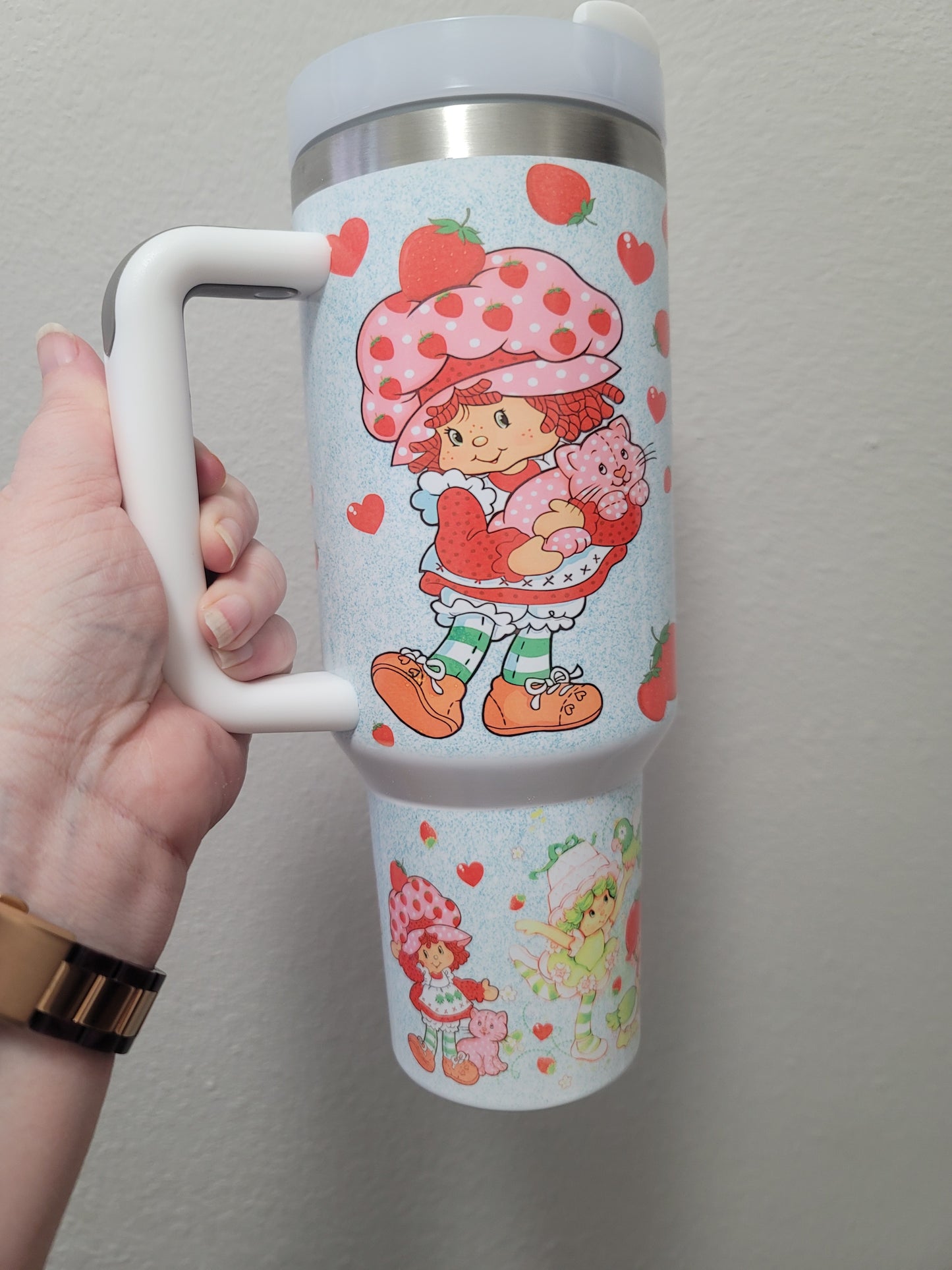 40oz Strawberry shortcake inspired dupe
