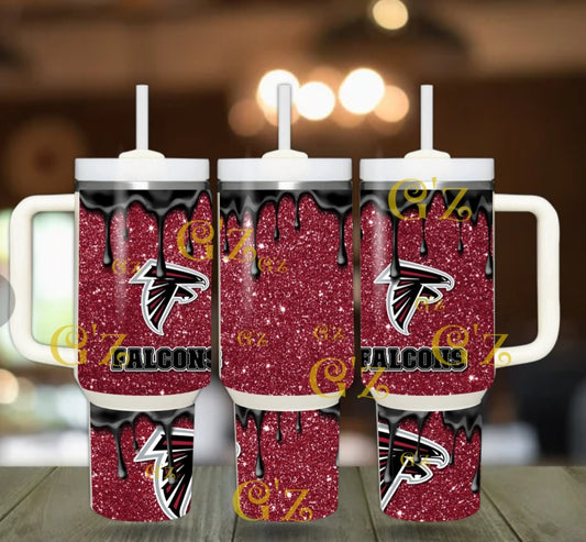 40oz  Falcons inspired Tumbler